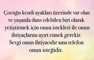 Sevgi ve ihtiyaçlar…